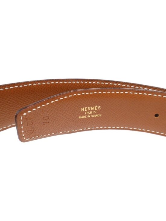 Hermes Constance Belt Brown Black Leather Gold main image 6